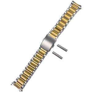 22mm 20mm Strap Three-strand Stainless Steel Solid Universal Steel Strap
