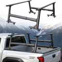 TRUMGETA Truck Bed Rack Fit for Tacoma and Gladiator
with Aluminum Side Bars, Lightweight Design, 19"-25" Stepless Height, 1,500-lb Capacity and Body-Matched Angle