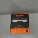 RAVEMEN NT101 Bike Tail Light with Turn Signals 160lm Rear Bicycle Light with Bike Horn Alarm for Seatposts/Cargo Rack, Auto ON/Off Bike Brake Light Ground Warning Lights for Night Riding Safety