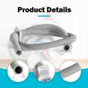 NEW AEM73732901 Washer Drain Hose Assembly Compatible with LG Kenmore Washer Replacement AEM74053001 AEM74073303 MEJ62685201 2702257 PS8749199 AP5783629