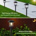 Greluna Solar Lights Outdoor,12 Pack 3000K Waterproof Auto On/Off Solar Pathway Lights for Your Garden, Landscape, Path, Yard, Patio, Driveway,Walkway Decor