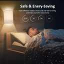 FINCMY Battery Operated Wall Sconces Set of Two, 18 RGB Colors Stick on Wall Lights with Remote, Changeable Dimmable Height Fabric Battery Powered Wall Lights for Bedroom Living Room Hallway