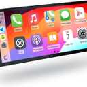 Wireless Carplay Screen for Car, 10.3'' Portable CarPlay & Android Auto Touchscreen, with 60Fps,1600 * 720 Ultra High Resolution, Support Steering Wheel Control