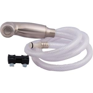 Moen Stainless Replacement Kitchen Side Spray Head and Hose Assembly with Duralock Quick Connect, 136103SL