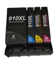 910XL Printer Ink Cartridges 4-Pack Black Cyan Magenta Yellow
