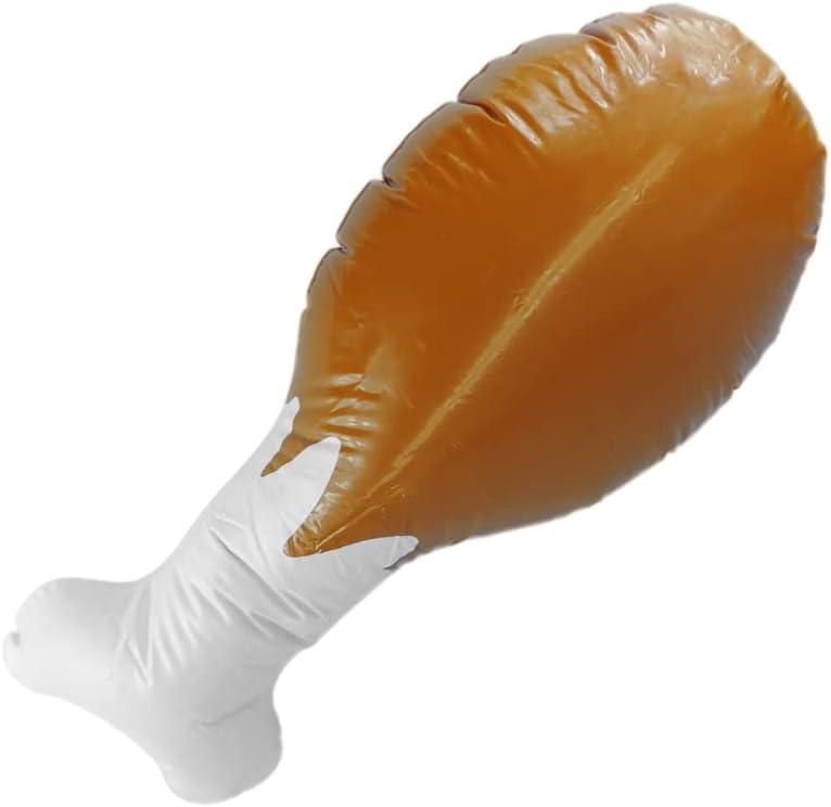Giant Inflatable Turkey Chicken Drumstick Leg, 3 pcs