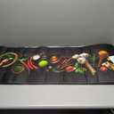 UpNUpCo Artistic Beautiful Anti Fatigue Kitchen Floor Mat - Unique Floor Mats - Pain Relief Padded Kitchen Mats - Floor Mats For In Front Of Sink - Memory Foam 47"X17.5"X10mm Spicy Spice (Large)