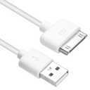 3 x iPhone 4s Cable USB Sync and Charging Cable for iPhone 4 4s 3G 3GS iPad 1 2 3 iPod Touch Nano 30 Pin Charger Cord Dock Adapter Data 3.3 Feet White