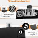 Glove Box Lock Assembly 77540-S9A-G01ZA Fit for Honda CR-V 2002-2006, Element 2003-2007 Replace 77540S9AG01ZA, black