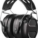 Gel Ear Pad Bluetooth 5.4 Hearing Protection Headphones with Rechargeable Battery 120H Playtime, SNR 30dB Safety Earmuffs Ear Protection for Lawn Mowing, Workshops, Snow blowing