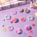 Veemoon 100pcs Round Vending Machine Capsule, 1.1inch/28MM Refillable Gumball Machine Capsules Ball Clear Plastic Round Candy Ball Bulk Prizes Gumball for Easter Basket Stuffers DIY Craft Supplies