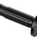 Tension Curtain Rod for Windows, 37-50inches Black Heavy Duty Curtain Rod No Drilling, Non-Slip, Adjustable Shower Curtain Rods for Room Divider, Bathroom,Patio