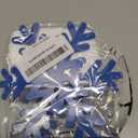 Christmas Napkin Holder for Tables Blue Snowflake Metal Cocktail Napkin Holder Rustic Snowflake Tissue Paper Dispenser for Winter Xmas Storage Farmhouse Restaurant Kitchen Party