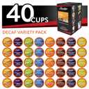 Brooklyn Beans Coffee Pods, Assorted Decaf Variety Pack - Compatible with Keurig K Cup Brewers Including 2.0 Coffee Makers, 40 Count, Perfect for Decaf Coffee Lovers