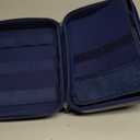 Boobowl Barber Accessories Bag for Clippers and Supplies, Mens Hair Trimmers Box, Portable Clipper Storage Holder for Hair Cutting, Guard Grooming Kit and Barbers Supplies (Bag Only)- Dark Blue