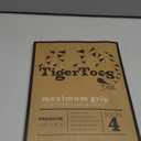 DOK TigerToes Premium Non-Slip Dog Socks for Hardwood Floors - Extra-Thick Grip that Works Even When Twisted - Prevents Licking, Slipping, and Great for Dog Paw Protection (X-Large) (Classic Grey)