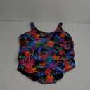 Daci Women Plus Size One Piece Swimsuit Athletic Tummy Control Ruched Bathing Suit with U-Back 22W