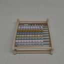 Abacus for Kids - Math Counting Toy Made of Wooden Beads and Rack - Children's Wood Number Counters for Teaching Addition, Subtraction