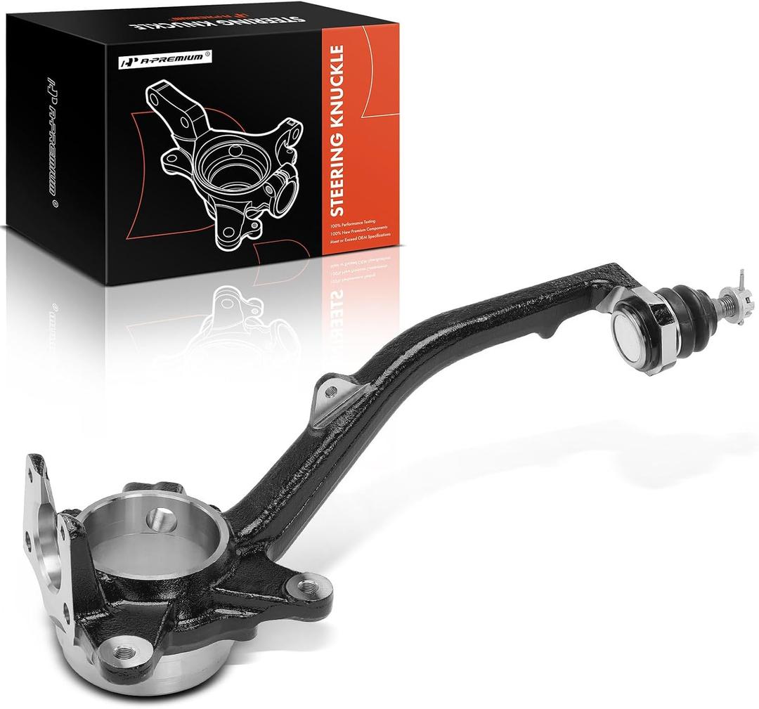 A-Premium Front Left Suspension Steering Knuckle W/Ball Joint Compatible with Toyota Tacoma 1995-2004, Tundra 2000-2003, 4Runner 1996-2002, Sequoia 2001-2003, Driver Side
