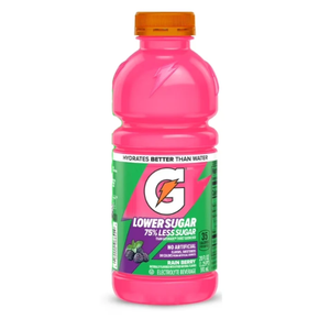 Gatorade, Lower Sugar, Rain Berry 20 oz (6 Pack), BBD 09/27/2026