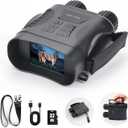 Night Vision Goggles - 4K Night Vision Binoculars for Adults mit 32GB TFT Card 2700FT IR/2000mAh, 2.8'' HD Screen, 7 Gear Infrared and 10X Digital Zoom for Outdoor Enthusiasts and Animal Watchers
