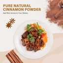 2 x Soeos Organic Ceylon Cinnamon Powder, 8oz (227g), Premium Ground Cinnamon, Non-GMO, Gluten-Free, Freshly Packed