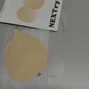 Seamless Push Up Sticky Bra Silicone Nipple Covers for Women Adhesive Bra Travel-Friendly Pack-Flat Bras (Nude) B