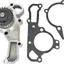 EZROAD Water Pump AM134585 with Gasket M139017 M139018 Compatible with John Deere 285 320 325 335 345 GX345 GX325 425 445 455 F725 F911 4X2 6X4 Gas Gator XUV 620i 625i 240 245 260 265 UV72 2500 2500A