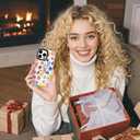 for iPhone 13 Pro Case, Coastal Fruit Collage Pattern with Lucky Charms, Military-Grade Drop Protection, Boho Y2K Soft Slim TPU Protective & Camera Protection for Women Girls (BuleArtCut)