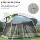 GREGIN Screen House Room 11x11 Ft Mesh Net Tent Canopy Shelter Gazebo, Easy Setup & Waterproof & Sunshade, Suitable for Camping Trip, Backyard, Beach, Picnic