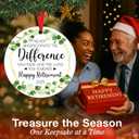 3 x Retirement Gift for Woman Men - Retirement Ornament for Christmas Tree - Charming 2025 Ornament Gifts for Christmas, Happy Retirement Gifts for Women with Humor, Best Gift for Holiday Celebrations (Thank You Ornament)