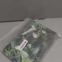 Green Leaves Backdrop - Nature Greenery Polyester Photography Background for Birthday Wedding Decor Soft Fabric Wall Banner | Baby Shower, Safari, Dinosaur Theme Photo Booth(8x6ft)