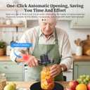 Rechargeable Electric Jar Opener, 2-in-1 Jar Opener Electric And Bottle, With Power-Clamp Technology, Easy Opening Opener For Weak Hands & Seniors & Arthritis, Includes Free Rubber Gripper Pad