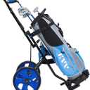 KVV 2-Wheel Junior Golf Cart for 3-10 Years Old Adjustable Upper Bracket
