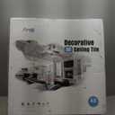 Art3d PVC Ceiling Tiles, 2'x2' Plastic Sheet in White (48-Pack)