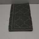 LuxStep Door Mat Large 17" x 30" Indoor Outdoor Doormat, Non-Slip Low-Profile Design Floor Mat, Durable Trap Dirt and Dust Front Door Welcome Mat for Entryway, Patio, Garage, High Traffic Areas, Grey (2'6" x 1'5" (Rectangular))