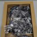 1:1 Revolver Building Blocks Sets - 428 PCS Model Collection Toy Building Bricks Set Shootable - Simulation Militarily Toy Lovers for Kids and Adults Gift (Silver)