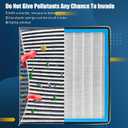 HEPA Cabin Air Filter replacement CF11182 Compatible with Honda Civic 2016-2022,CR-V 2017-2022,CR-Z 2011-2016,FIT 2009-2020,HR-V 2016-2022,Insight 2010-2022,Odyssey2018-2022,Clarity;Acura MDX,RDX,TLX