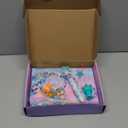 homicozy Mermaid Diary for Girls with Lock and Keys,Tie-Dye Fuzzy Journal for Kids with 160 Lined Pages,Fluffy Secret Notebook for Writing and Drawing,Gifts for Girls Over 3 Years Old, Purple