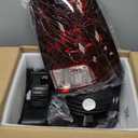 Nilight Taillight Assembly Compatible with 2009 2010 2011 2012 2013 2014 2015 2016 2017 2018 Dodge Ram 1500 2500 3500 2019 2020 2021 Classic Rear Lamp OE Style Driver Side and Passenger Side Dark Red