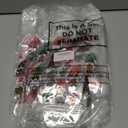 Harloon 24 Pcs Christmas Clear Plastic Gift Bags with Handle, PVC Goodie Candy Treat Bags Reusable Tote Bag for Xmas Winter Party Favor Gifts Supplies, 9.84"x 9.84"x 3.54"(Candy Cane)