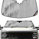 Pigenius Windshield Sun Shade for Ford F-250/F-350/F-450/F-550/F-600 2023-2026 Front Window Sunshade - AstraGuard