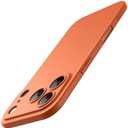 JETech Slim Case for iPhone 17 Pro 6.3-Inch, Ultra-Thin Lightweight Minimalist Phone Cover with Camera Lens Protection, Matte Anti-Fingerprint Finish (Orange)