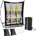 JAPER BEES Pitching Target Net Pitching Net with Strike Zone Baseball Softball Training Equipment for Youth and Adults |Portable Quick Assembly Design |Carry Bag