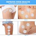 Silicone Cupping Therapy Set - Cupping Kit for Massage Therapy - Cellulite Remover Cupping Set - Anti Cellulite Cup Massager, Vacuum Suction Massage Cups for Cellulite Reduction