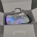 Machenike G3V2 Bluetooth Controller for Pc/Switch/Ios/Android, Hall Effect Joysticks, RGB Lighting Gaming Controller,2 Programmable Buttons,1000mah Battery With Charging Station, White