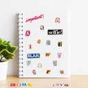 Magazine Letter Stickers Vintage Scrapbook Letters Stickers Small Ransom Alphabet Sticker for Scrapbooking Supplies Journaling Laptop Water Bottle DIY Crafts Junk Journal (letter434)