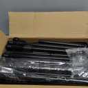 HEVEL Corner Shower Caddy Tension Pole, Adjustable Shower Organizer Corner 62115 Inch, Rustproof Bathroom Storage Shower Shelves, Black