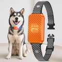 Dog Bark Collar for Large Medium Small Dogs, Effective NoBark Collar, Smart Barking Collar, Rechargeable Bark Collar with 7 Sensitivity, 3 Modes, Waterproof, Neon Orange