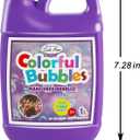 Lulu Home 2 Packs Bubble Concentrated Solution, 1 L/ 33.8 OZ Bubble Refill Solution for Kids Bubble Machine, Giant Bubble Wand, Bubble Blower Toys, Birthday Party Favors (Purple Bottle)